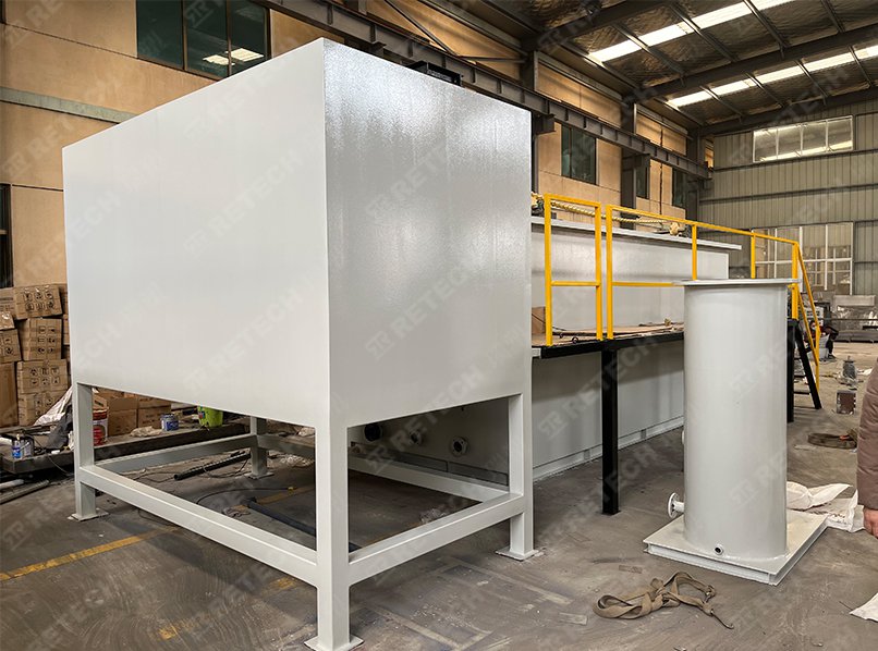 Sistema de tratamiento de aguas residuales para planta de lavado de reciclaje de plástico